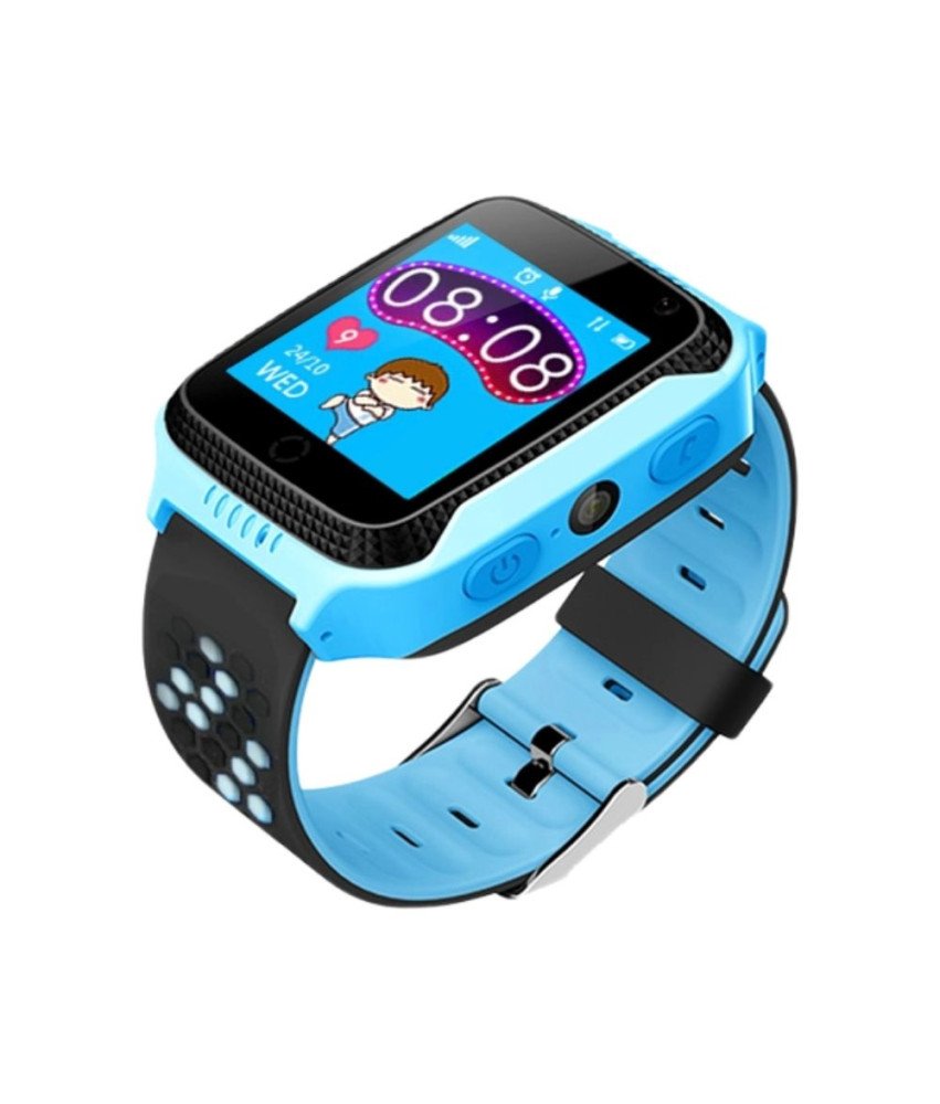 Vodoodporna otroška pametna ura Blue z GPS, HD kamero in izobraževalnimi igrami