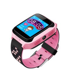 Vodoodporna otroška pametna ura Pink s funkcijo SOS in dvosmerno komunikacijo