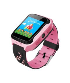 Vodoodporna otroška pametna ura Pink s funkcijo SOS in dvosmerno komunikacijo