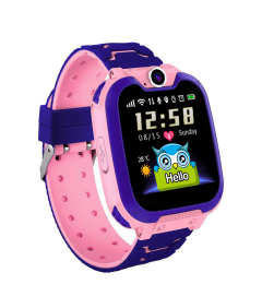 Vodoodporna roza otroška pametna ura z GPS in načinom za učilnico