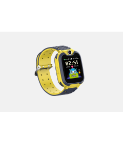Wodoodporny Smartwatch Dziecięcy Żółty z GPS i Funkcją SOS