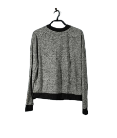 TOPSHOP tanek ženski pulover s kapuco z dolgimi rokavi velikost 38 siva