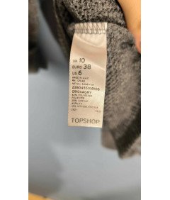 TOPSHOP Women's Sweater Grey Airy Summer Velikost 38