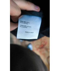 KAREN MILLEN ENGLAND Ženska krila z zadrgo Elegantna črna 38 EU