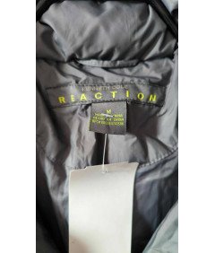 REACTION Ciepła Kurtka Damska Zimowa z Kapturem Szara Puchowa M