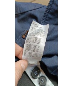 Polo Ralph Lauren ženski dolg plašč s pasom mornarsko modra velikost XL