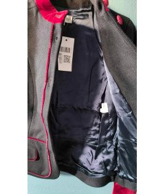 Paul & Joe Zamszowa Bluza Damska Czarna Bez Kaptura Rozmiar 38