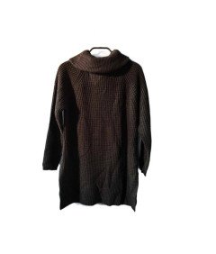 ONLY Czarny Sweter Damski z Golfem Ciepły Elegancki Rozmiar S