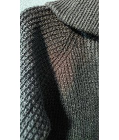 ONLY Czarny Sweter Damski z Golfem Ciepły Elegancki Rozmiar S