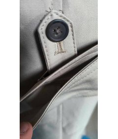 TRENCHCOAT Ženski plašč z gumbom in pasom Elegantna bež barva L