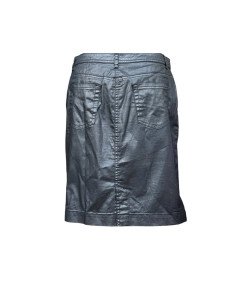 Baumwalle Usnjeno krilo do kolen Elegantna črna Velikost 35