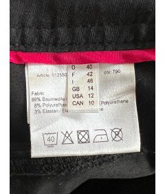 Baumwalle Usnjeno krilo do kolen Elegantna črna Velikost 35