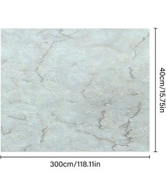 Folia Samoprzylepna Imitująca Marmur Wodoszczelna 40 x 300 cm Zielona