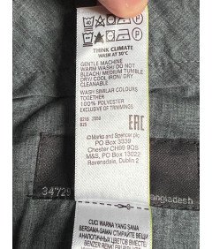 Moške hlače Marks  and  Spencer Elegant Smooth Black W34 L29