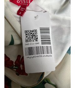 Guess ženske brez naramnic cvetlični Jumpsuit Push Up White M
