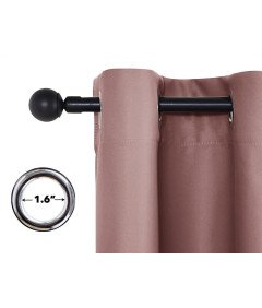 PONY DANCE Zasłony Zaciemniające 2 sztuki 140 x 245 cm Różowe