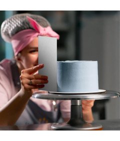 Lopatka za glajenje torte iz nerjavečega jekla Silver