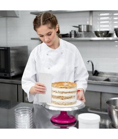 Packa do Wygładzania Tortu Skrobka Cukiernicza Prosta Płaska Dekorator