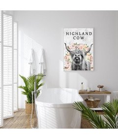 Platno Krava Plakat brez okrasja okvirja 60x90 cm