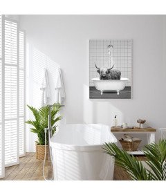 Smešno slikarsko platno brez okvirja Minimalistično oblikovanje 60x90 cm