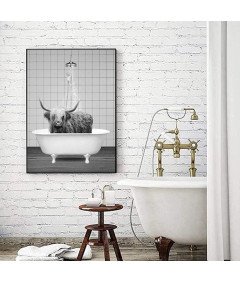 Smešno slikarsko platno brez okvirja Minimalistično oblikovanje 60x90 cm