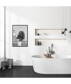 Smešno platno brez okvirja Minimalistično oblikovanje 50x70 cm