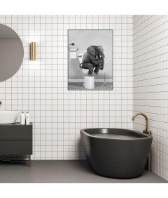 Smešno platno brez okvirja Minimalistično oblikovanje 50x70 cm