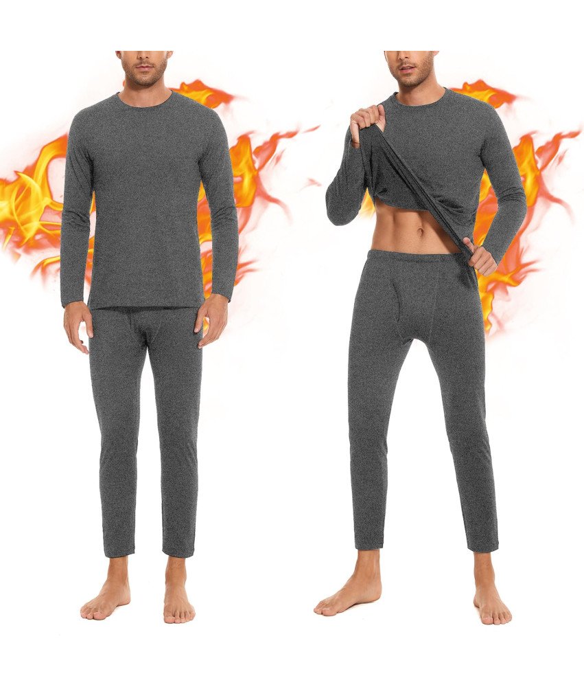 SIMIYA Moško termalno perilo 2 para notranjih flisov velikosti 3XL