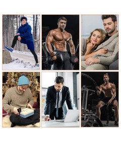 SIMIYA Moško termalno perilo 2 para notranjih flisov velikosti 3XL