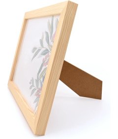 Drewniana Sosnowa Ramka na Zdjęcia A4 Elegancka i Trwała 32x22 cm