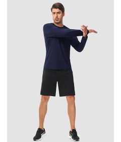 UEEKO moške športne majice 3-Pack dolgimi rokavi dihanje velikost S