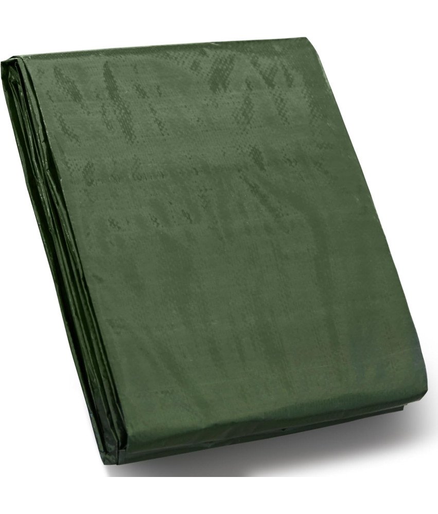 Wytrzymała Zielona Plandeka 4x5m Filtr UV Okrycie Wodoodporna 100g/m²