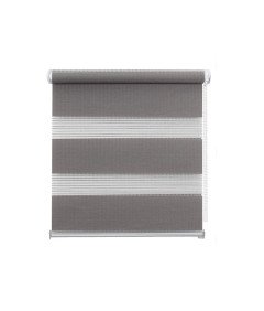 Eurohome Podwójna Roleta na Zaciski Bez Wiercenia 50 x 150 cm Szara