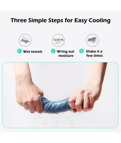 Športna hladilna brisača Hitro sušenje Set 3 Idealno za poletje