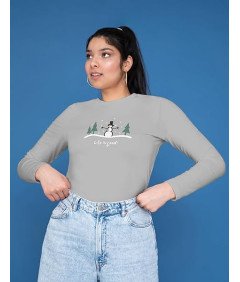 Life Is Good, Moška majica z dolgimi rokavi Crusher, XL, siva barva