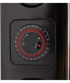 VonHaus Elektryczny Grzejnik Olejowy z Termostatem 2500W Czarny