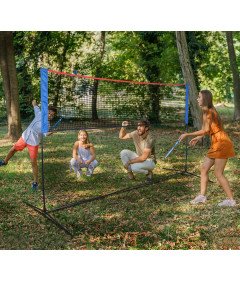Badminton Odbojka Teniška mreža 300x160 cm Nastavljiva višina