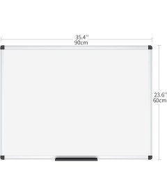 Magnetyczna Tablica Suchościeralna Biała Aluminiowa Rama 90x60 cm A1w