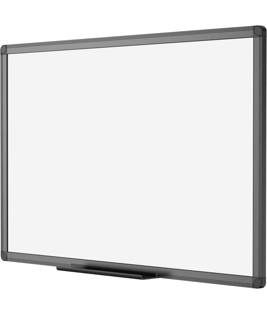 Magnetna bela tabla Črni aluminijasti okvir 90x60 cm A1