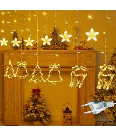 LED božična svetlobna veriga Božič Girland 8 modusov 3,5 m