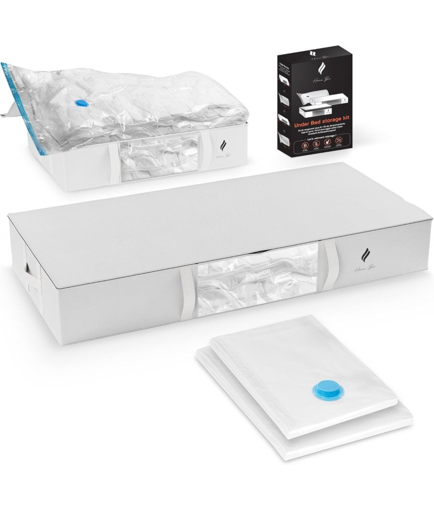 Komplet vrečk za posteljo 2 vakuumski vrečki in 2 vrečki za tkanino