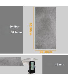 Płytki Winylowe Podłogowe Samoprzylepne PCV Beton Kamień 2,23 m² 12szt