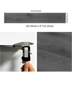 PVC samolepilni vinilni talni paneli Wood Grey 2,23 m² 16pcs