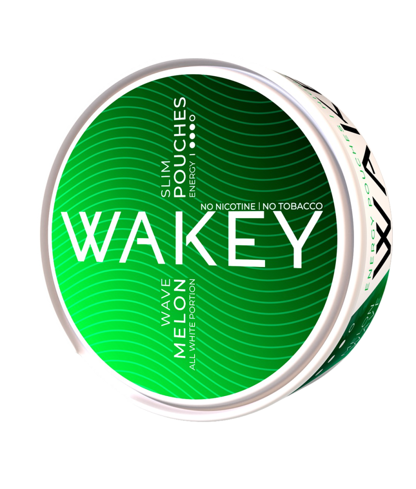 WAKEY Woreczki Kofeinowe Energetyczne Witaminowe 50mg Melon 20 szt