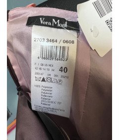 Vera Mont Spódnica Długa Maxi Stylowa Wygodna Brązowy 40