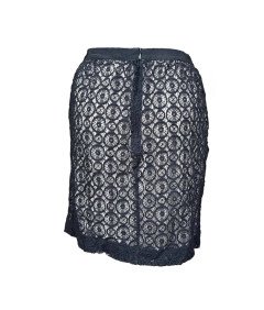 NOA NOA NOA prosojno krilo Elegantna črna z belo podlogo S