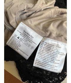 NOA NOA NOA prosojno krilo Elegantna črna z belo podlogo S