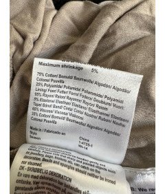 NOA NOA NOA prosojno krilo Elegantna črna z belo podlogo S