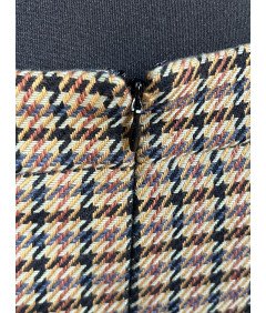 SET Midi udobna kvačkana krila z žepi, bež velikost 42