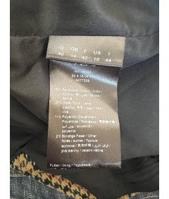 SET Midi udobna kvačkana krila z žepi, bež velikost 42